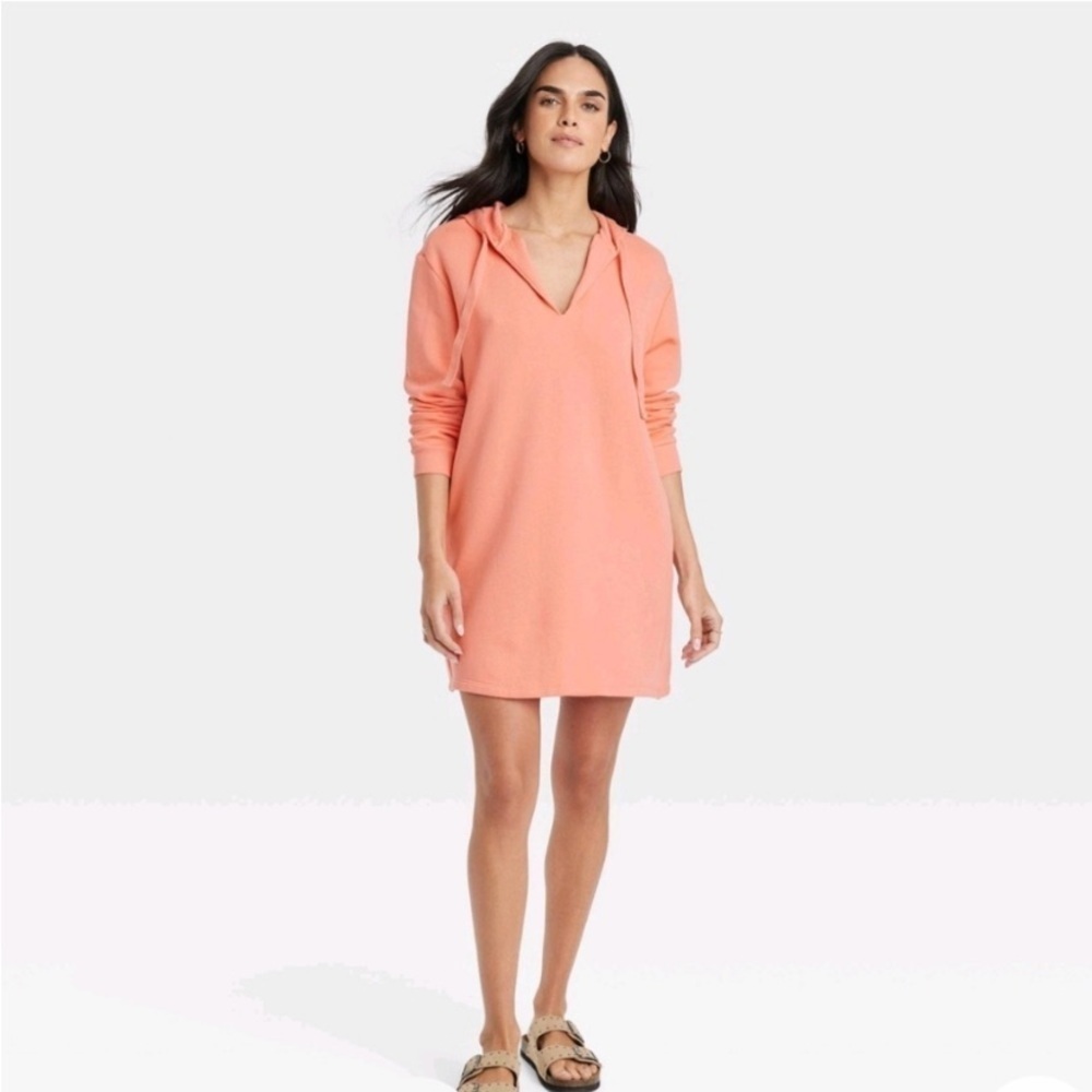 Women's Long Sleeve Mini Fleece Tunic Dress - Universal Thread™new